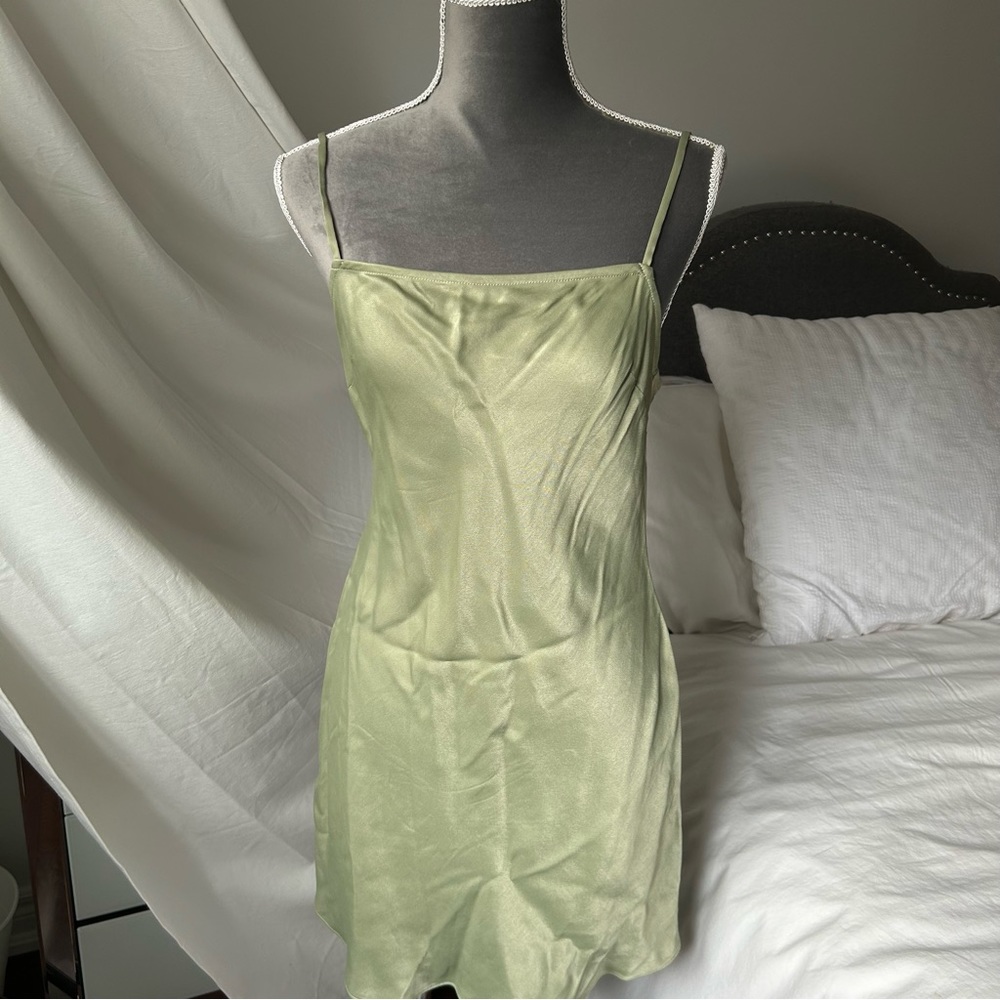 Aritzia slip mini dress